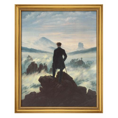 Caspar David Friedrich: Bild "Der Wanderer über dem Nebelmeer" (1818)