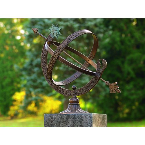 Sonnenuhr "Sonne & Mond", Bronze