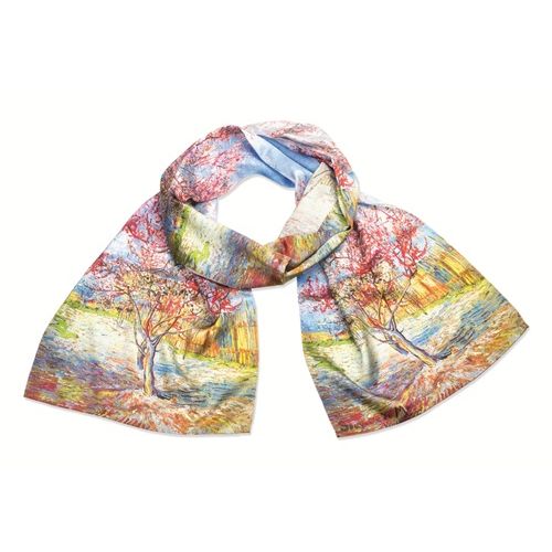 Produktbild zum Produkt 'Gogh: Seidenschal "Blühender Pfirsichbaum"'