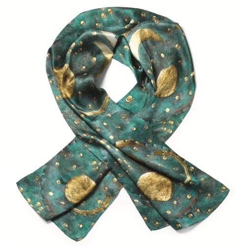 Seidenschal "Himmelsscheibe von Nebra"