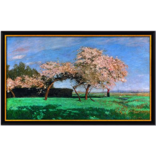 Hans am Ende: Bild "Frühlingstag" (1897/98), Version schwarz gerahmt