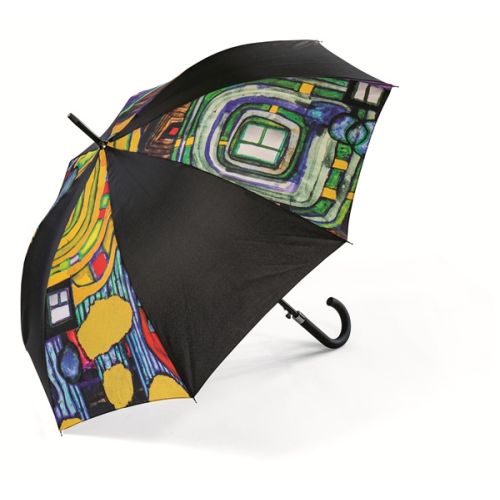 Produktbild zum Produkt 'Hundertwasser: Stockschirm "Regentropfen'