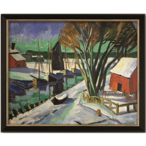 M. Pechstein: Bild "Am Strom im Winter 