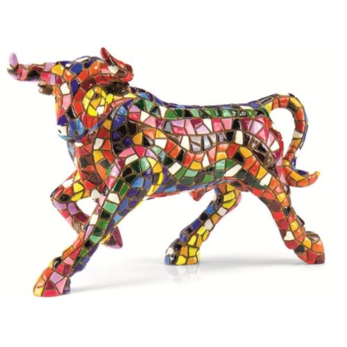 Mosaikfigur Stier "El Toro Mosaico"