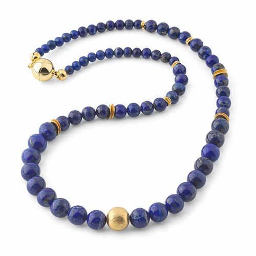 Perlencollier "Blue Dreams"