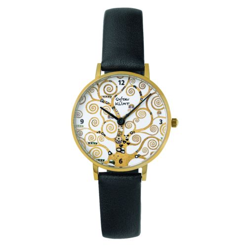 Künstler-Armbanduhr Gustav Klimt: Lebensbaum