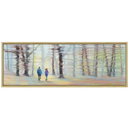 Anja Struck: Bild "Die Sonne sucht sich ihren Weg" (2021), gerahmt