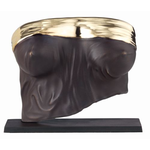 Krystian Xaver: Bronzeskulptur "Venus" (2022), Version bronzefarben-gold