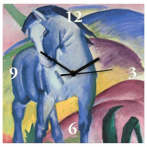 Franz Marc: Wanduhr "Blaues Pferd I"