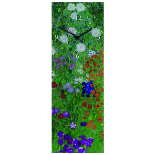 Gustav Klimt: Wanduhr "Bauerngarten"