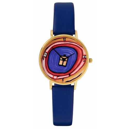 Friedensreich Hundertwasser: Künstler-Armbanduhr "Zeitfinder Seelenbaum"
