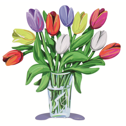 Produktbild zum Produkt 'Gerstein | Doppelseitige Standskulptur "Tulips"'