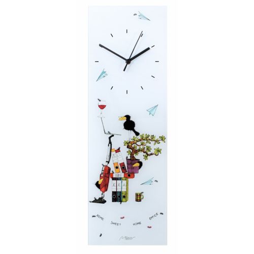 Michael Ferner: Wanduhr "Home Sweet Home Office (II)"