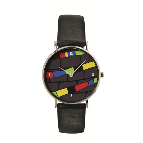 Hundertwasser: Künstler-Armbanduhr Zeitfinder "Zeitfang"
