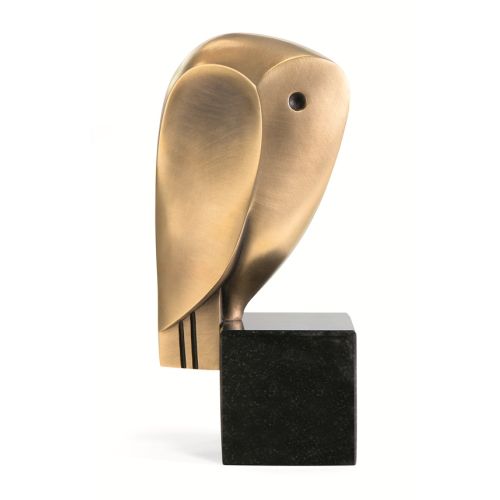 C. Dobes : "Vogel der Nacht" | Bronze poliert