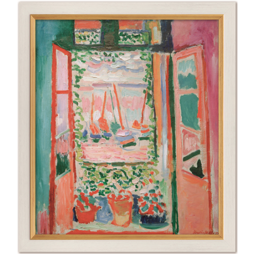 Produktbild zum Produkt 'Matisse |Bild "Offenes Fenster in Collioure" (1905) | gerahmt'