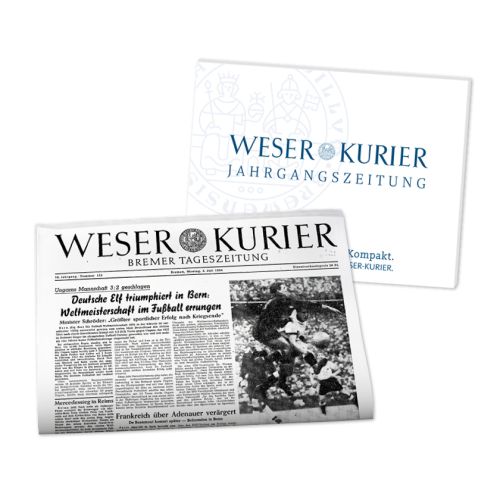 Jahrgangszeitungen des WESER-KURIER