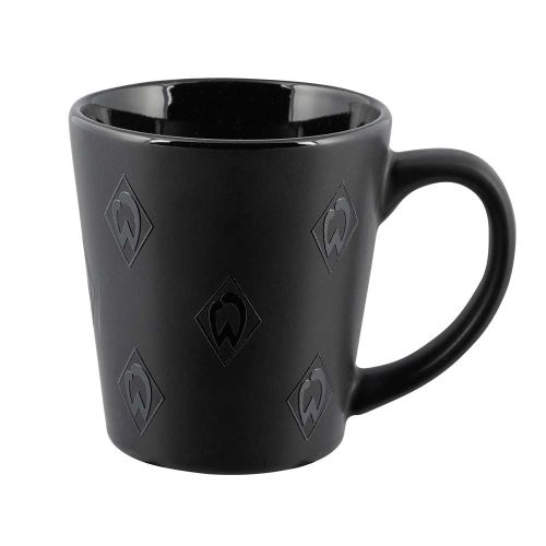Tasse Rauten schwarz