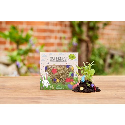 Osternest | Ostergras -& Wildblumensaatgut