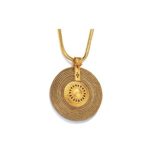 Produktbild zum Produkt 'Petra Waszak: Collier "Aton-Sonnenrad"'