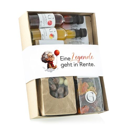 Geschenkset "Eine Legende geht in Rente" | weiblich