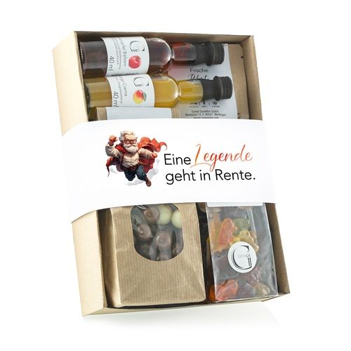  "Eine Legende geht in Rente" Geschenkset | männlich