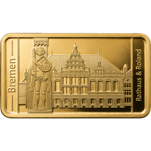 Produktbild zum Produkt 'Goldbarren Bremen'