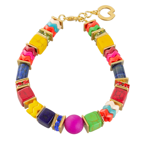 Petra Waszak: Armband "Harlekin"