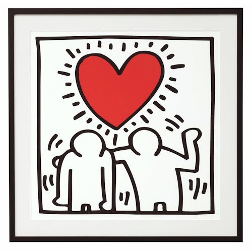 Keith Haring: "Untitled (be mine)", 1987