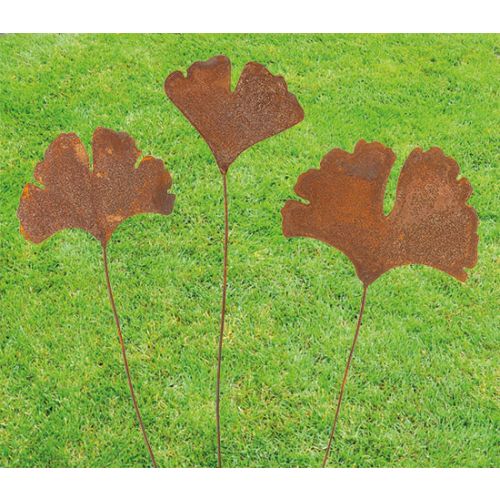 Produktbild zum Produkt 'Gartenstecker "Ginkgoblatt"'