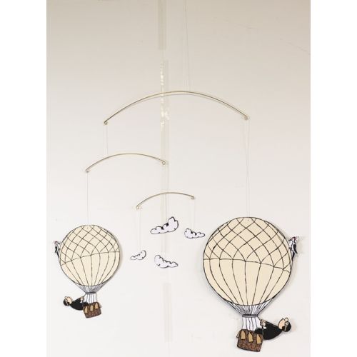 Loriot: Decken-Mobilé "Der Ballonfahrer"