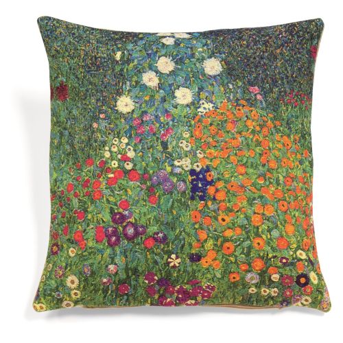 Klimt: Kissenhülle "Bauerngarten I"