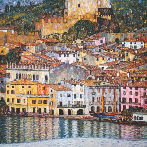 Klimt: Bild "Malcesine am Gardasee" auf Acrylglas, 1913
