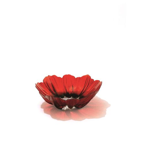 M. Jonasson: Glasschale "Mohnblüte" (mittel)
