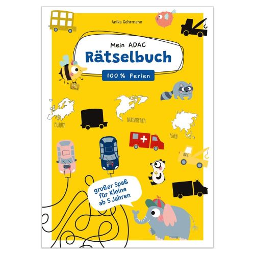 Mein ADAC Rätselbuch Ferien