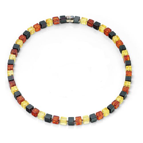 Bernsteincollier "Meeressonne"