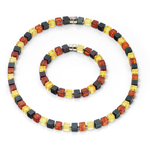 Bernstein-Schmuckset "Meeressonne"