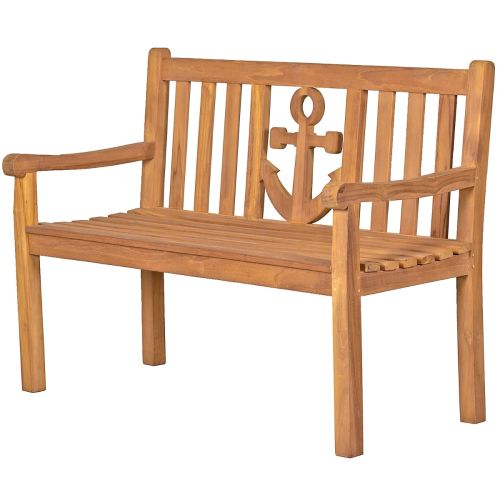 Gartenbank mit Motiv Anker | Ankerbank (BL02161)