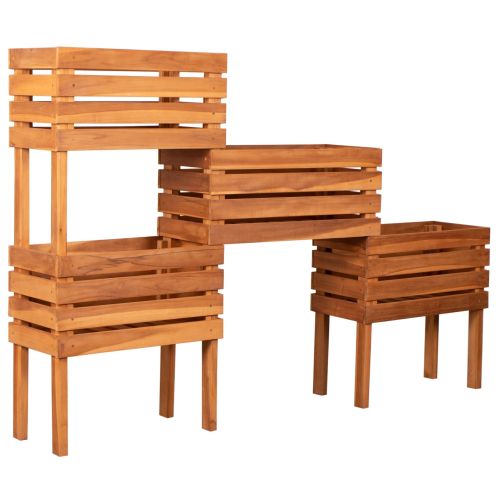 Produktbild zum Produkt '[BL282852] Hochbeet Dundee - Teakholz 4 Boxen'