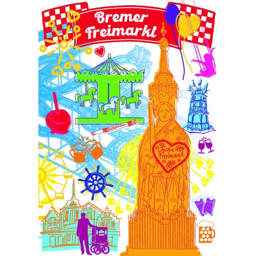 Bremer Freimarkt | Kunstdruck 