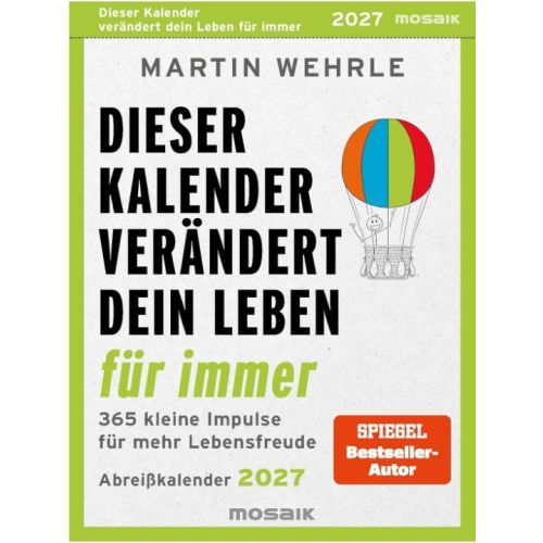 Produktbild zum Produkt 'Dieser Kalender verändert Dein Leben 2027'