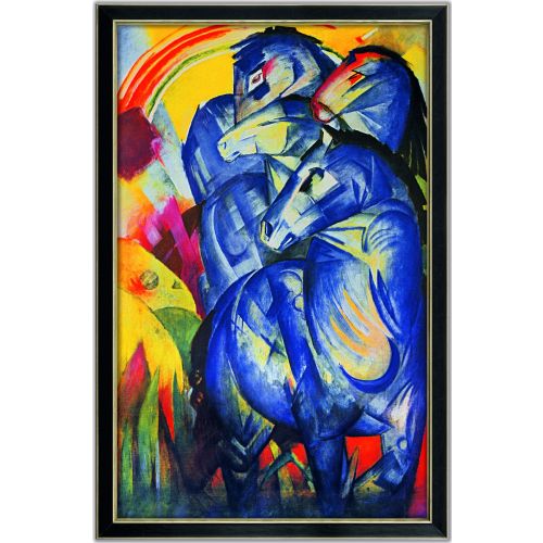 Franz Marc: Bild "Turm der blauen Pferde"