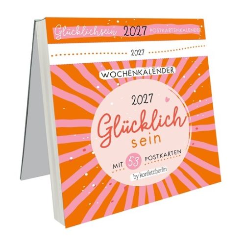 Produktbild zum Produkt 'Glücklichsein 2027 | Postkartenkalender'