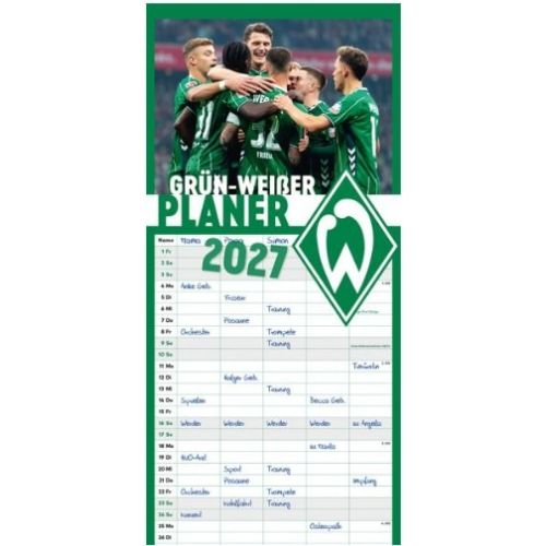 Produktbild zum Produkt 'grün-weißer Planer 2027'
