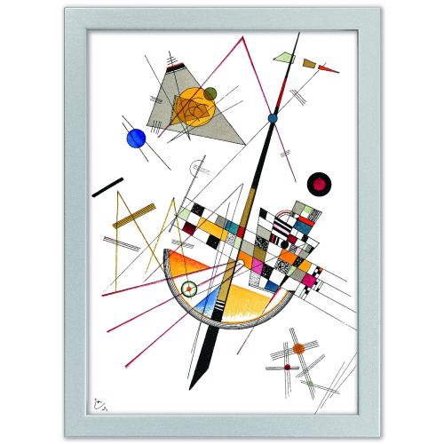 Wassily Kandinsky: Bild "Delicate Tension" (1923), gerahmt