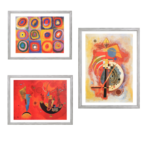 Wassily Kandinsky: 3 Bilder im Set