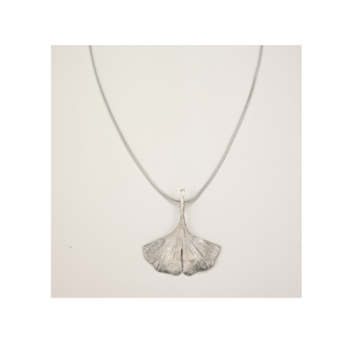 Ginkgo-Collier in 925er-Sterlingsilber