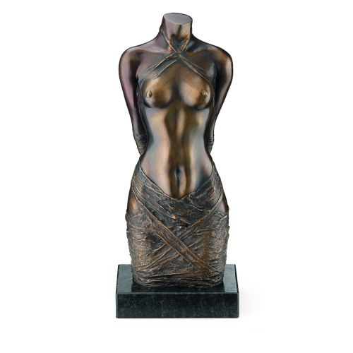 Willi Kissmer: Skulptur "Draperie II", Version in Bronze