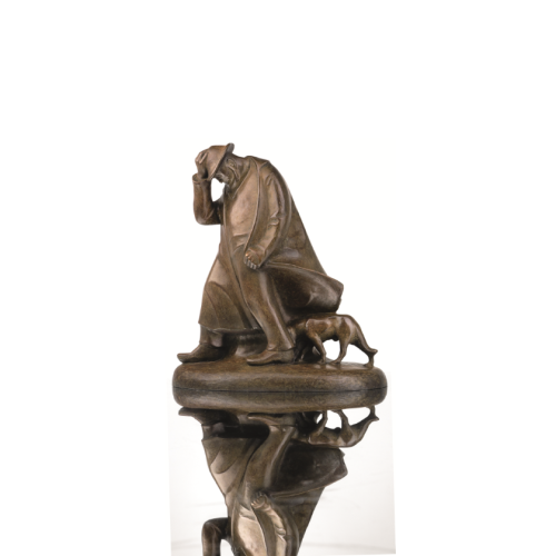 Ernst Barlach: Skulptur "Schäfer im Sturm"