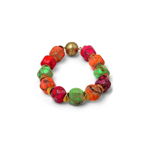 Perlenarmband "Farbenfantasie"